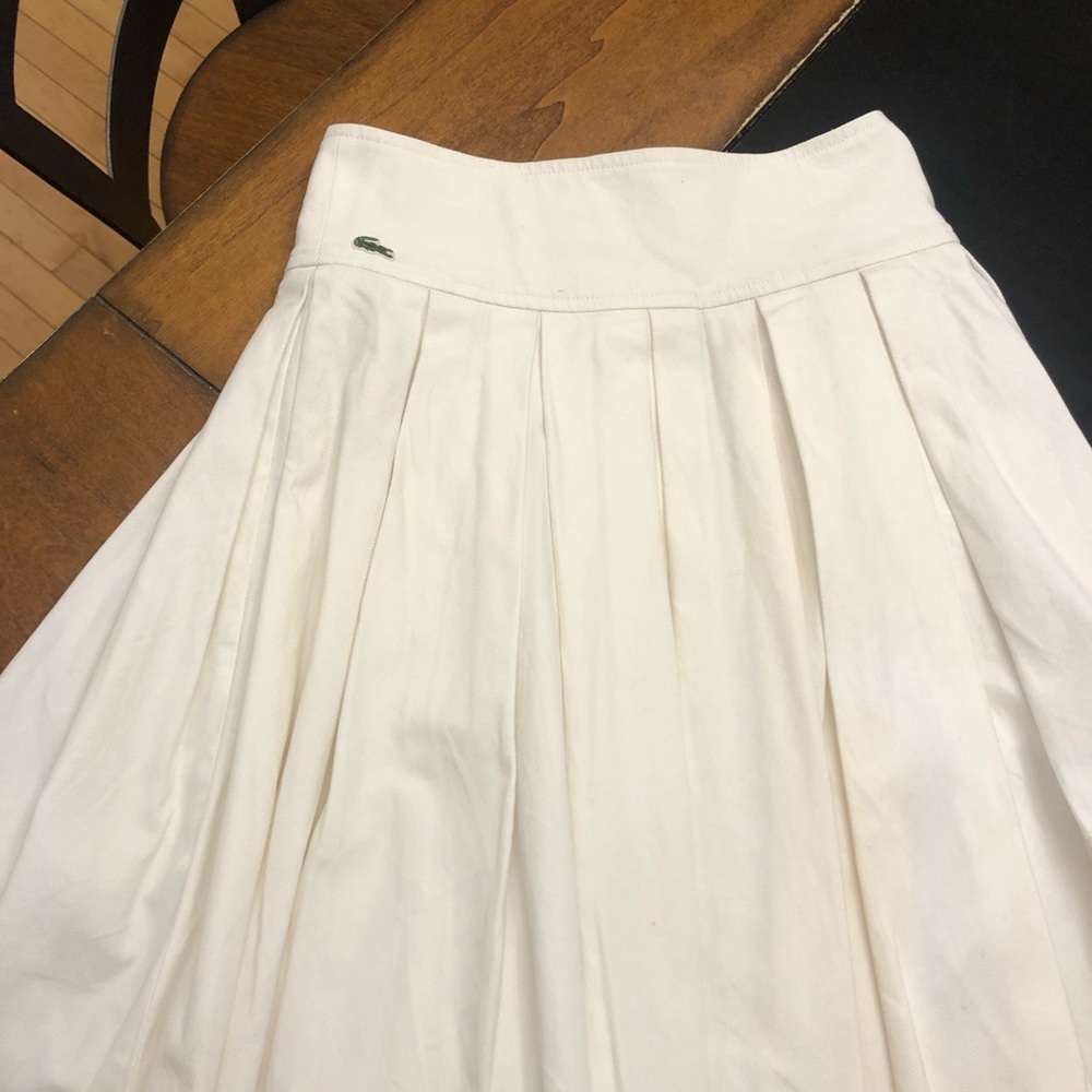 Lacoste knee high skirt